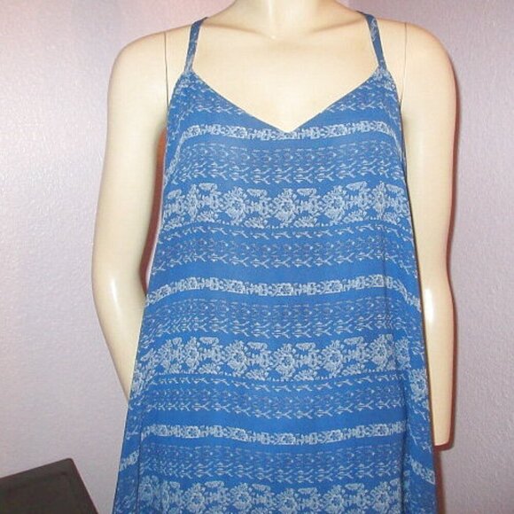 Torrid CHIFFON Sophie SWING Cami Size 2X FLOWY Soft ADJUSTABLE Sleeveless TUNIC - Picture 2 of 11